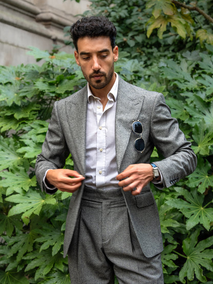 Light Grey Houndstooth Suit