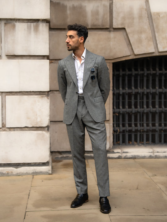 Light Grey Houndstooth Suit